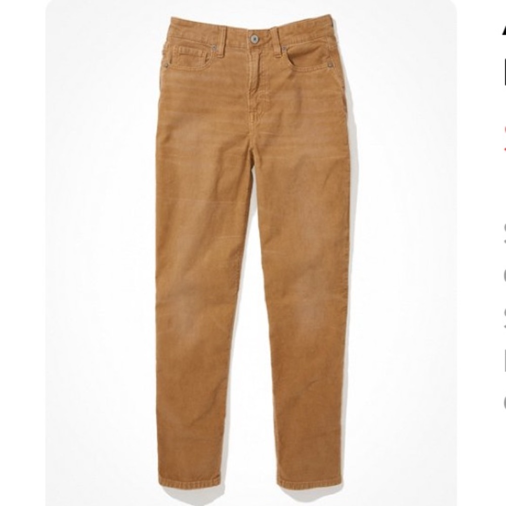 AE Stretch Corduroy Mom Jean Pants